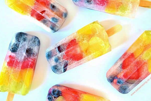 Restez frais avec notre recette d’esquimaux arc-en-ciel !