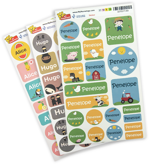 ensemble de maxistickers